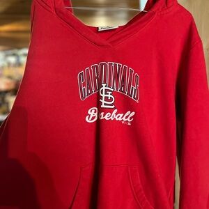 Red Cardinals Baseball Hoodie